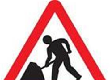 Road Works Sign - Update from SSEN regarding upgrade work which started in January 2024
